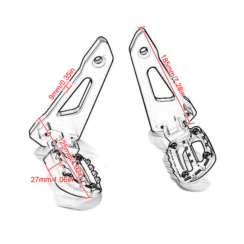 За HONDA X-ADV 750 X ADV 750 XADV750 XADV 750 Мотоциклетни колчета за крака опорни крачета CNC аксесоари 2021 2022 Поставка за крака x-adv 750