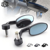 CNC hliníkové spätné zrkadlá na riadidlá motocykla, modré konvexné sklo pre Husqvarna Svartpilen 401 250 701 2013 - 2021