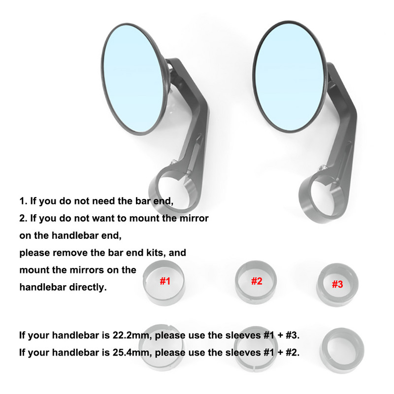 Spätné zrkadlá s CNC riadidlami pre motocykle, vhodné pre Yamaha MT-07 MT-09 MT10 FZ1/FZS1000 Fazer FZ6 Fazer FZ6R XJ6