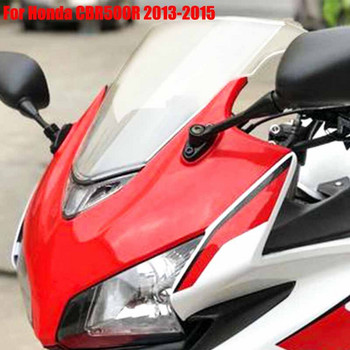 ABS Plastic Big Windshield Παρμπρίζ Για Honda CBR500R CBR 500R CBR500 500 R 2013 2014 2015 Street Pit Bike Παρμπρίζ
