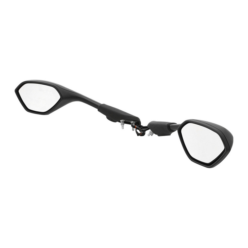 Мотоциклетни огледала за обратно виждане LED светлина за мигачи за BMW S1000RR 2019-2022 2020 2021 Черен ляв десен