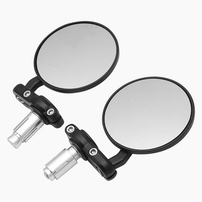 Univerzalni motocikl od 22 mm, 3" okrugli 7/8" kraj ručke, retrovizori, bočna zrcala, bicikl za Harley Chrome