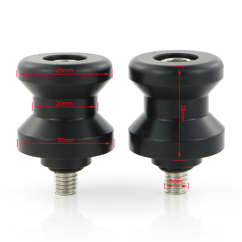 Suzuki SV650/S SV1000/S DL650 V-Strom 650 DL1000 V-Strom 1000 SFV Gladius SFV650 Gladius 8mm-es lengőkaros orsók állványokhoz orsókhoz