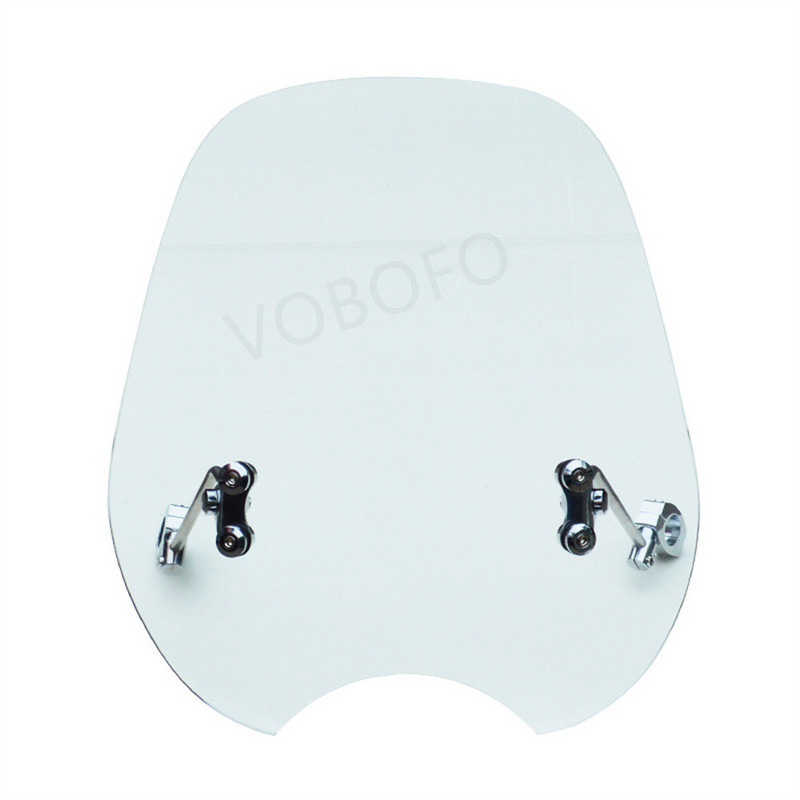 Vjetrobransko staklo motocikla Okrugla prednja svjetla za ulične bicikle Vjetrobransko staklo za Suzuki GZ150 GN250 GN125