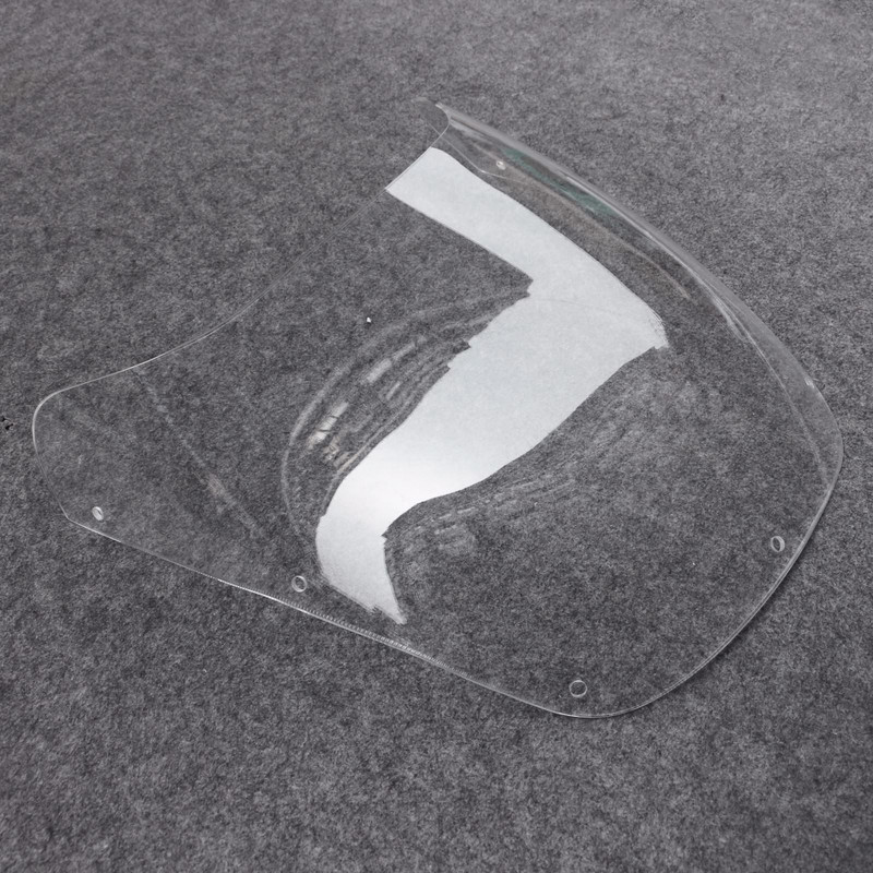 Alkalmas Yamaha 1987-1992 TZR250 2MA motorkerékpár-tartozékok Szélvédő Szélvédő Tiszta Fekete TZR 250 1988 1989 1990 1991