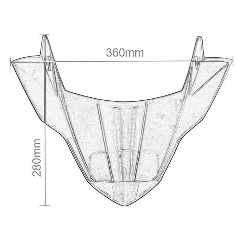 Čelné sklo pre Yamaha MT-09 MT09 2017 2018-2020 Príslušenstvo k motocyklom Ochranný kryt predného blatníka pre FZ 09