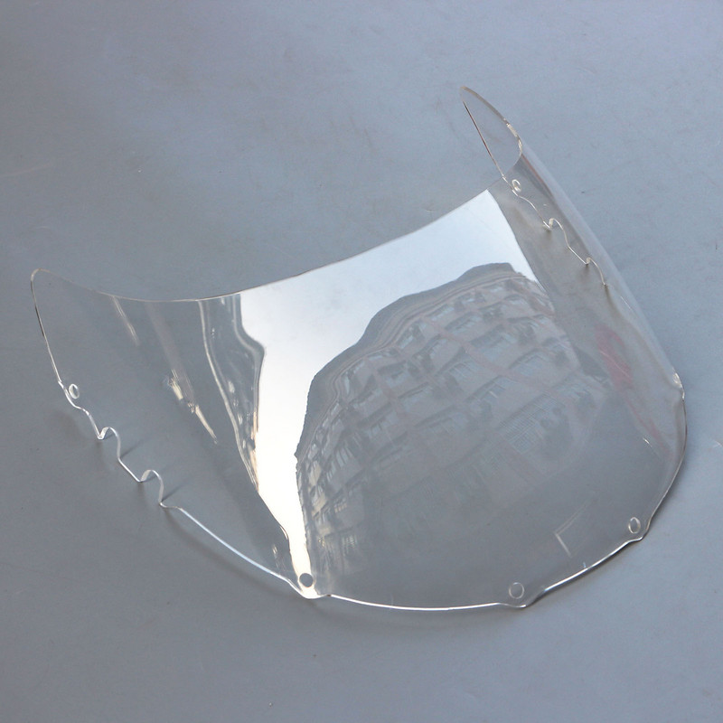 Alkalmas Yamaha TZR250 3XV 1990 - 1996 Motorkerékpár szélvédő átlátszó fekete TZR250R TZR 250 1991 1992 1993 1994 1995 típushoz