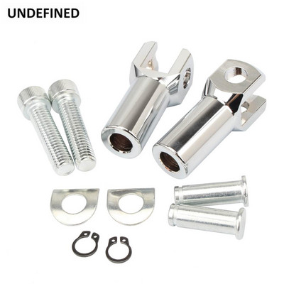 Chrómové stúpačky pre motocykle, držiak na zadné stúpačky pre spolujazdca, sada vidlíc pre Harley Softail Fatboy FLSTF 2000-2006 2,25''