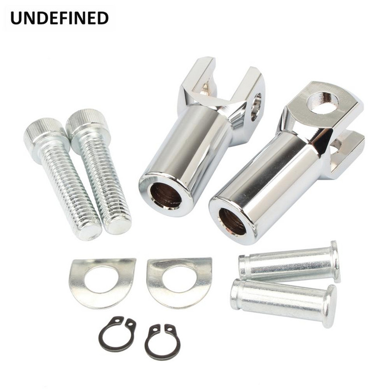 Chrómové stúpačky pre motocykle, držiak na zadné stúpačky pre spolujazdca, sada vidlíc pre Harley Softail Fatboy FLSTF 2000-2006 2,25''