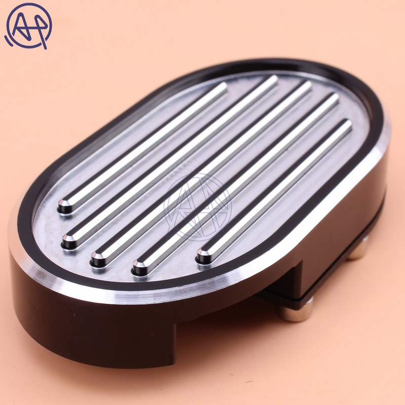 Fekete/fehér 2 színű Edge Billet fékpedálbetét burkolat Harley Dyna V-Rod Sportste 883 1200-hoz Ingyenes szállítás