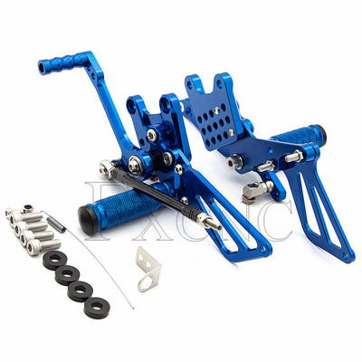 Suzuki GSXR 600 750 1000 K1-K5 SV 650 SV650S SV1000/S 1998-2014 CNC motorkerékpár lábtartók támasztékához Hátsó készlet lábtartóhoz