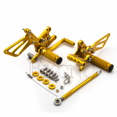 Suzuki GSXR 600 750 1000 K1-K5 SV 650 SV650S SV1000/S 1998-2014 CNC motorkerékpár lábtartók támasztékához Hátsó készlet lábtartóhoz