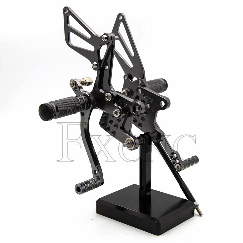 Suzuki GSXR 600 750 1000 K1-K5 SV 650 SV650S SV1000/S 1998-2014 CNC motorkerékpár lábtartók támasztékához Hátsó készlet lábtartóhoz