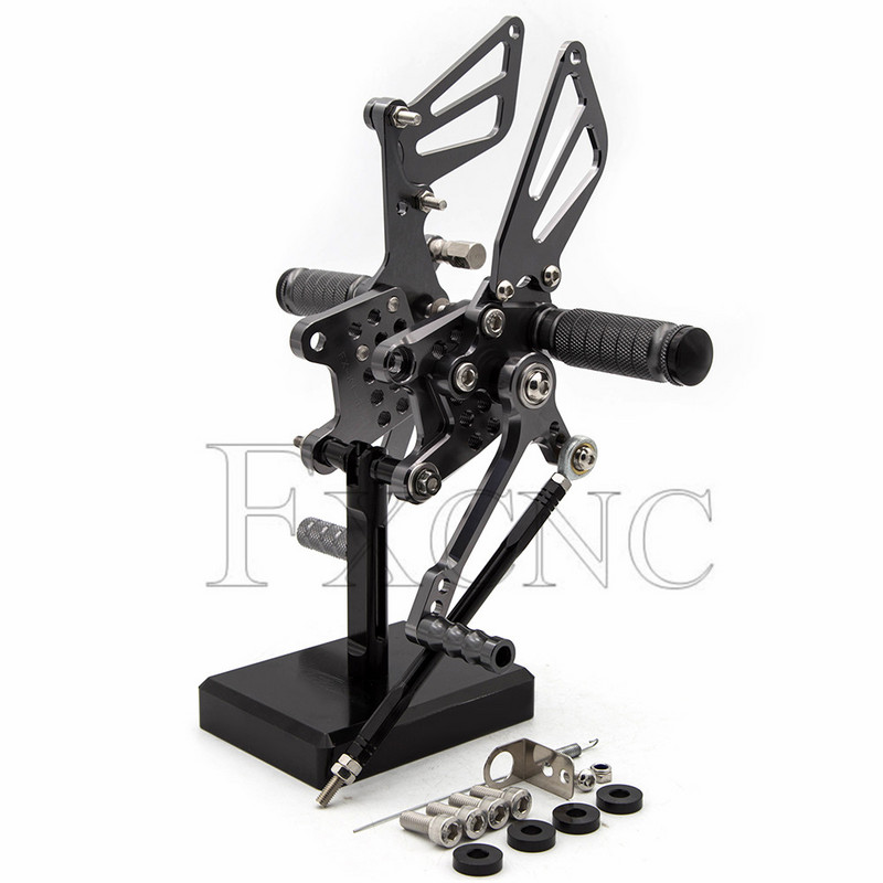 Suzuki GSXR 600 750 1000 K1-K5 SV 650 SV650S SV1000/S 1998-2014 CNC motorkerékpár lábtartók támasztékához Hátsó készlet lábtartóhoz