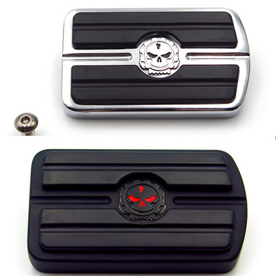 Papildomos rinkos Nemokamas pristatymas CHROMuotos motociklų dalys, skirtos Harley Davidson Touring Softail stabdžių pedalas Large Pad HD Willie G. Skull