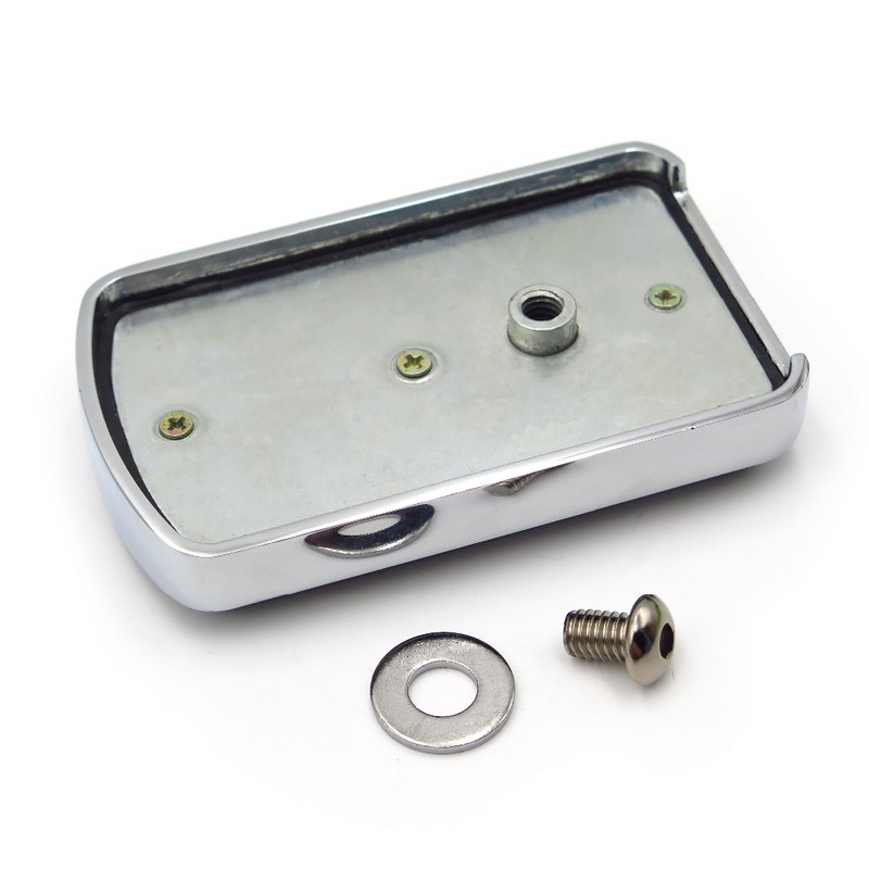 Utángyártott ingyenes kiszállítás KRÓMOZOTT motorkerékpár-alkatrészek Harley Davidson Touring Softail fékpedál nagyméretű HD pad Willie G. Skull