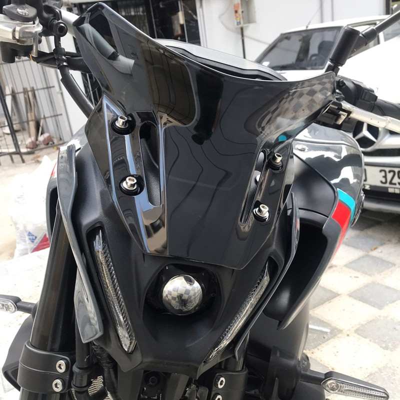 03KB mootorratta pikendusspoiler esiklaasi õhuvoolu paneeli tuuleklaasi paneeli tuulesuunaja ühildub mudeliga MT09 FZ09 2021-2022