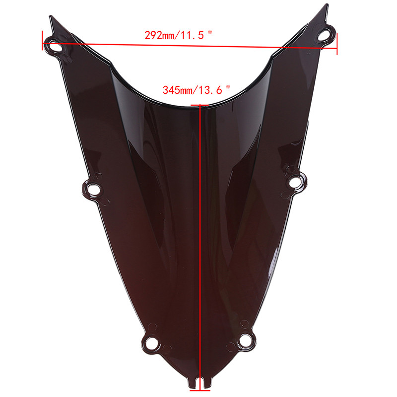 ABS bicicleta/Motorkerékpár szélvédő szélterelő dupla buborék motorkerékpár robogó szélvédő Cafe Racer Yamaha R1-hez 1998-1999