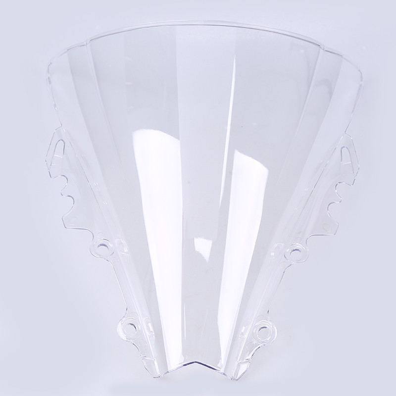 Must/selge mootorratta tuuleklaas tänavajalgratta tuuledeflektor Roller tuuleklaasiga jalgratas Yamaha YZF R6 2006 2007 jaoks