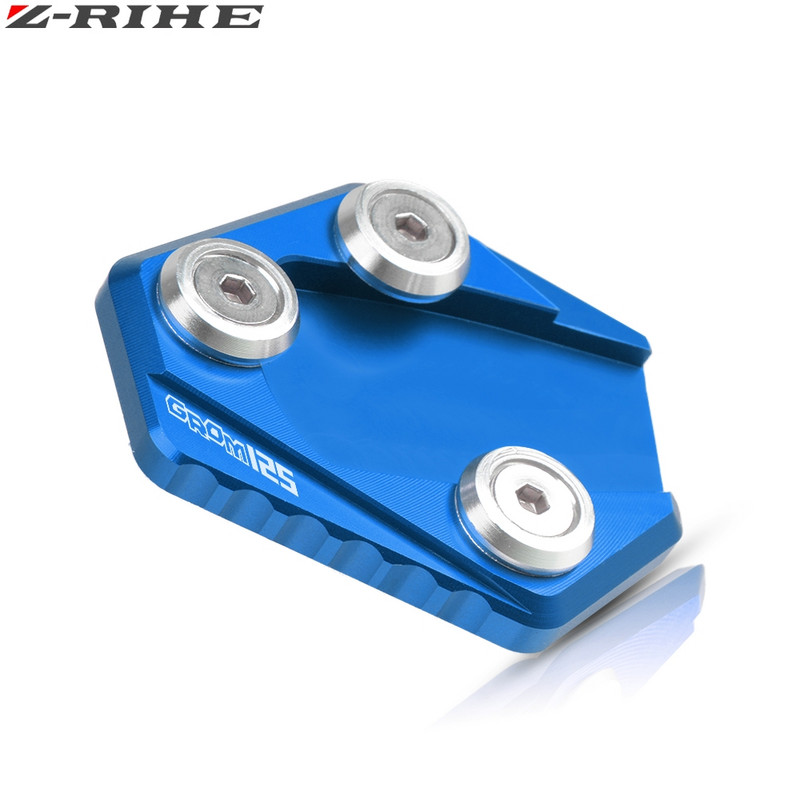 CNC mootorratta külgjalg Suurendage tugijala pikendusplaadi padi Honda Grom MSX125 MSX 125 MSX125SF MSX125 SF 2014 2015 2016 jaoks