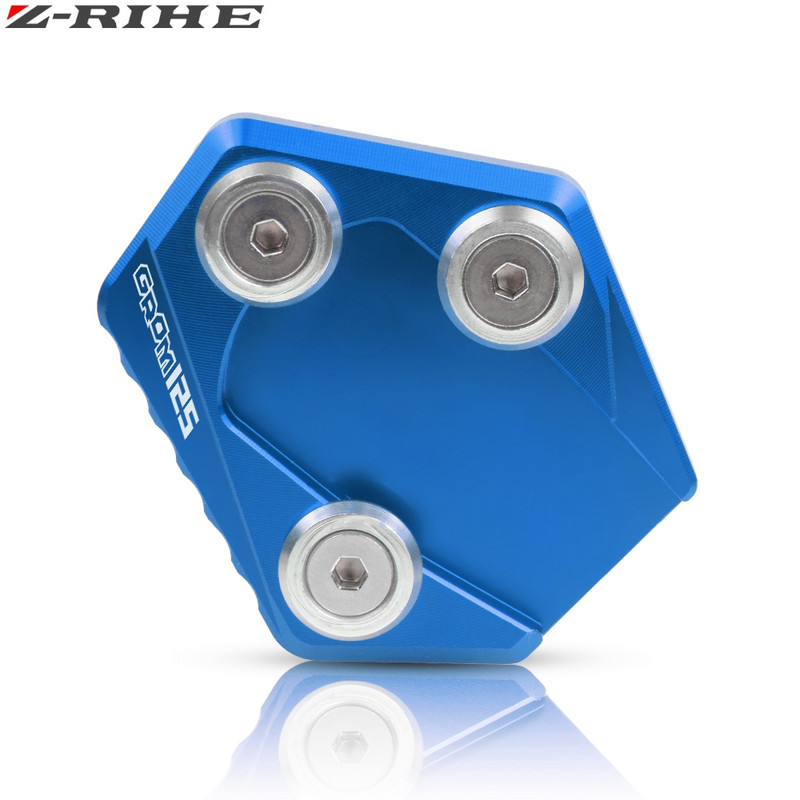 CNC mootorratta külgjalg Suurendage tugijala pikendusplaadi padi Honda Grom MSX125 MSX 125 MSX125SF MSX125 SF 2014 2015 2016 jaoks