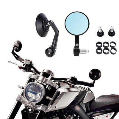 MT09 MT07 Spogulis BMW R NineT Scrambler priekš Kawasaki W800 priekš Ducati Scrambler Atpakaļskata spogulis Motociklu piederumi ATV
