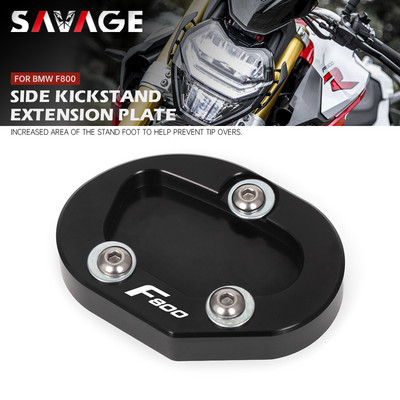 BMW F800R F800S F800ST F800GT F800 R/S/ST/GT R1200S HP2 Sport oldalsó kitámasztó állványhoz, hosszabbító tartólemez motorkerékpár CNC