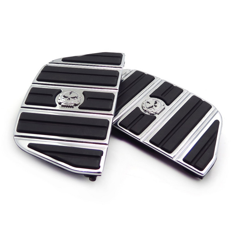 Sada vložiek do stupačky spolujazdca pre náhradné diely Motor Skull Zombie pre Harley-Davidson Softail Fat boy FLHT FLT FLTR FLHR FLHS DYNA