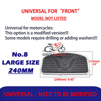 Motociklui reguliuojamos galinės ir priekinės pėdų atramos, kojos, grindų lentos, universalios, skirtos Honda Shadow Suzuki Yamaha V-star Kawasaki Vulcan