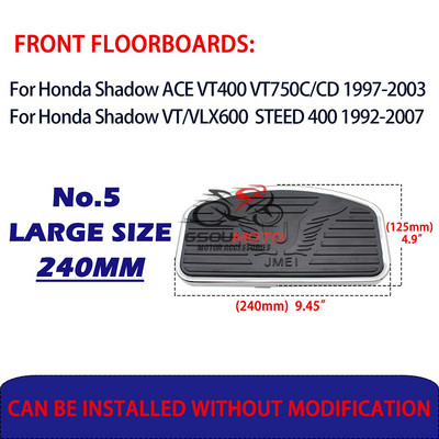 Motociklui reguliuojamos galinės ir priekinės pėdų atramos, kojos, grindų lentos, universalios, skirtos Honda Shadow Suzuki Yamaha V-star Kawasaki Vulcan