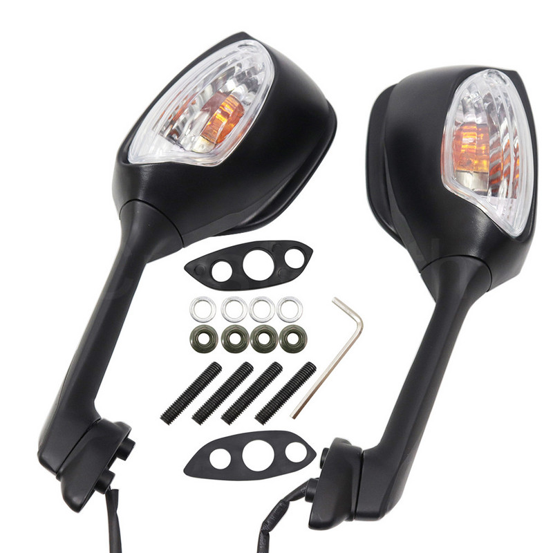 Oglinzi retrovizoare pentru motociclete Oglindă laterală cu semnalizare LED pentru Suzuki GSXR600 GSXR750 2010-2017 GSXR1000 2009-2016 K11