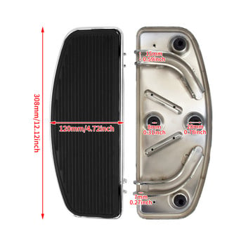 Οδηγός μοτοσικλέτας Floorboard Rider Footboard Pedal Footbast For Harley Touring Road King Electra Glide Softail FLHR FLH