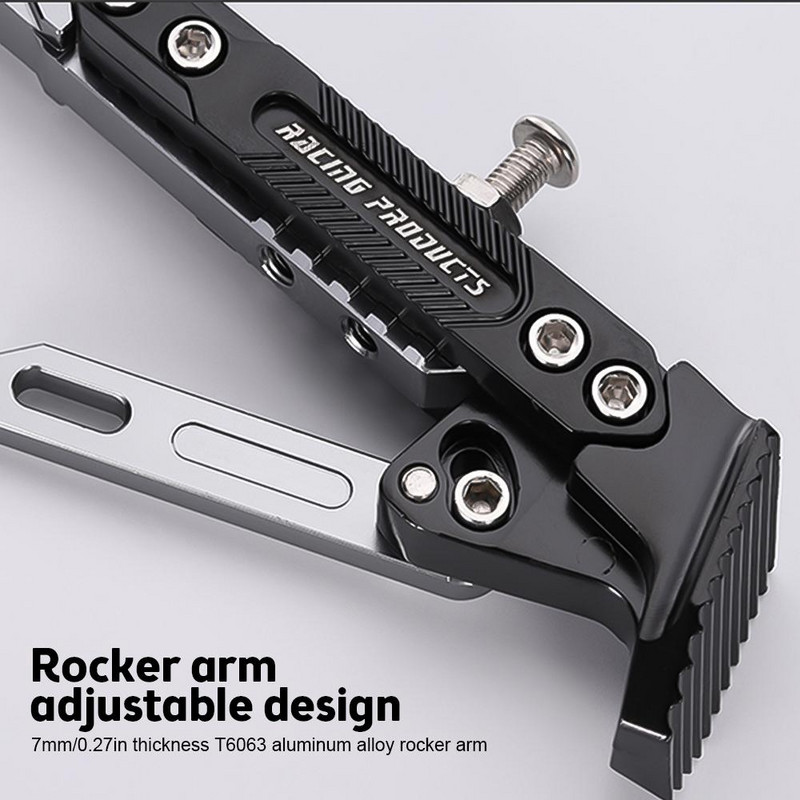 Motorkerékpár Kickstand Kick tartó láb oldalsó állvány támasz Parkoló mankó tartó Pit Bike Moto Motorkerékpár tartozékok Univerzális