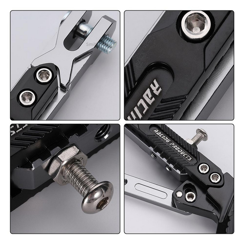 Motorkerékpár Kickstand Kick tartó láb oldalsó állvány támasz Parkoló mankó tartó Pit Bike Moto Motorkerékpár tartozékok Univerzális