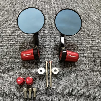 Motocyklové CNC okrúhle riadidlá, spätné zrkadlá, vyvažovací posuvník, rukoväť pre Vespa GTS Sprint Primavera 150 300 125 250