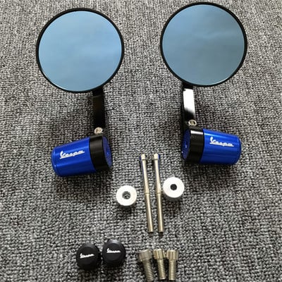 Motocyklové CNC okrúhle riadidlá, spätné zrkadlá, vyvažovací posuvník, rukoväť pre Vespa GTS Sprint Primavera 150 300 125 250