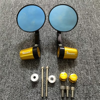 Motocyklové CNC okrúhle riadidlá, spätné zrkadlá, vyvažovací posuvník, rukoväť pre Vespa GTS Sprint Primavera 150 300 125 250