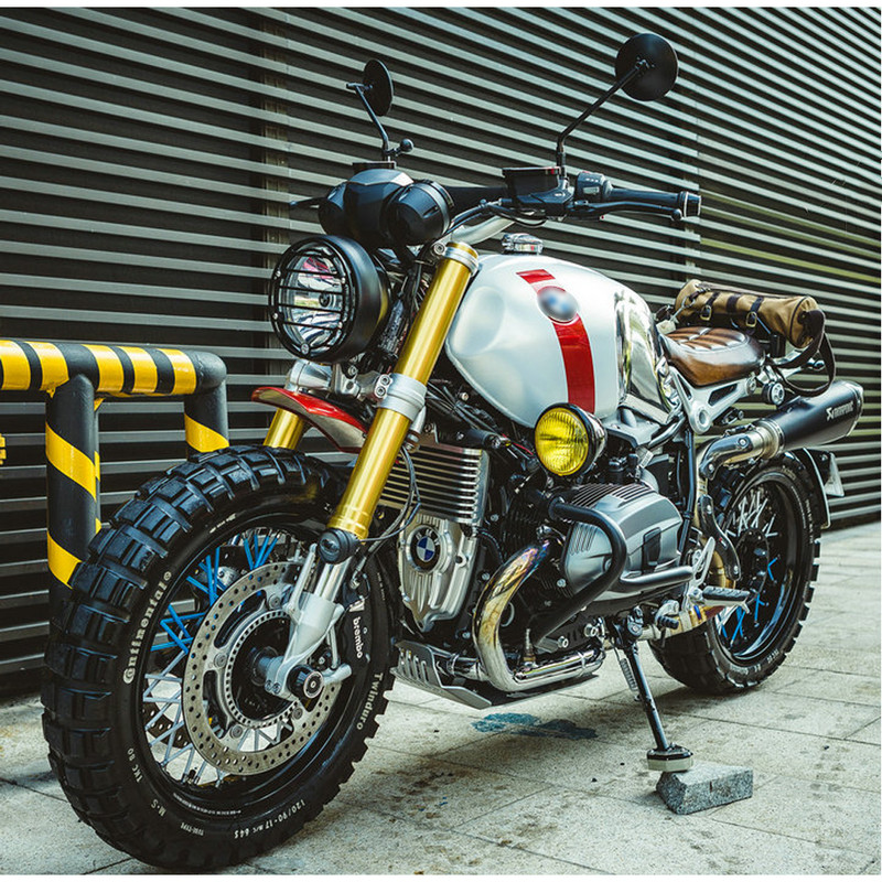 10 mm-es kerek motorkerékpár visszapillantó tükrök fekete Retro Cafe Racer oldalsó tükör a diadalhoz bonneville harley davidson 883 touring