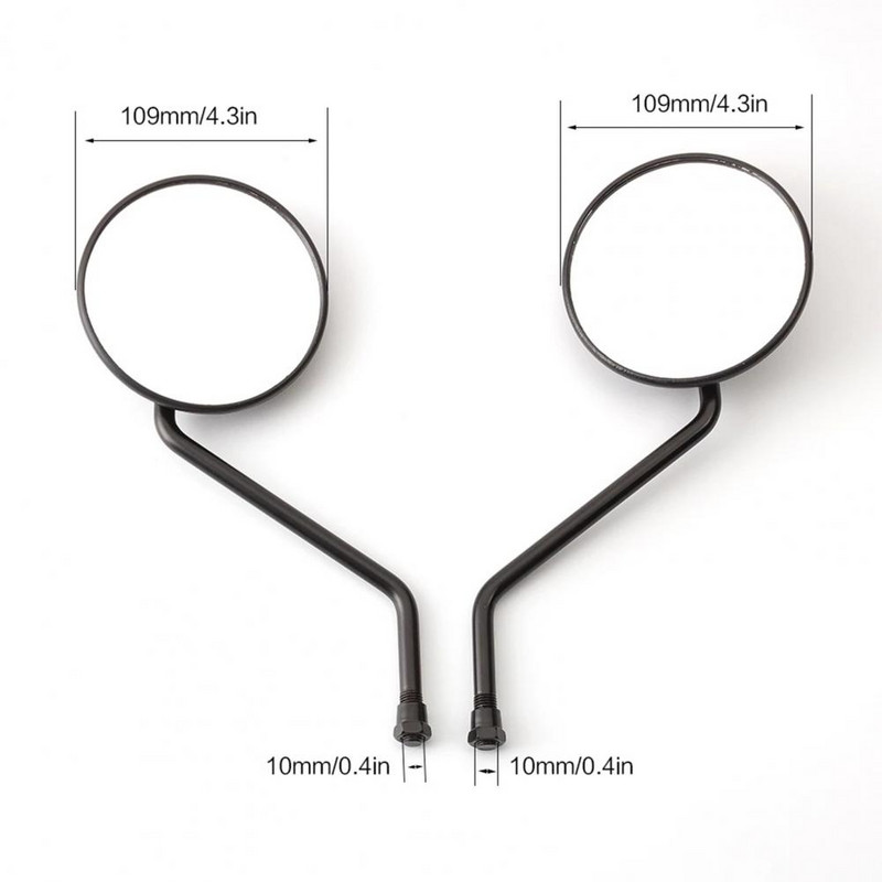 1 par modificiranog retrovizora za motocikle Okruglo konveksno ogledalo za Hondu XR80 XR230 TLR200 XR200 XR125 CT110 CG125 XL250 XL400