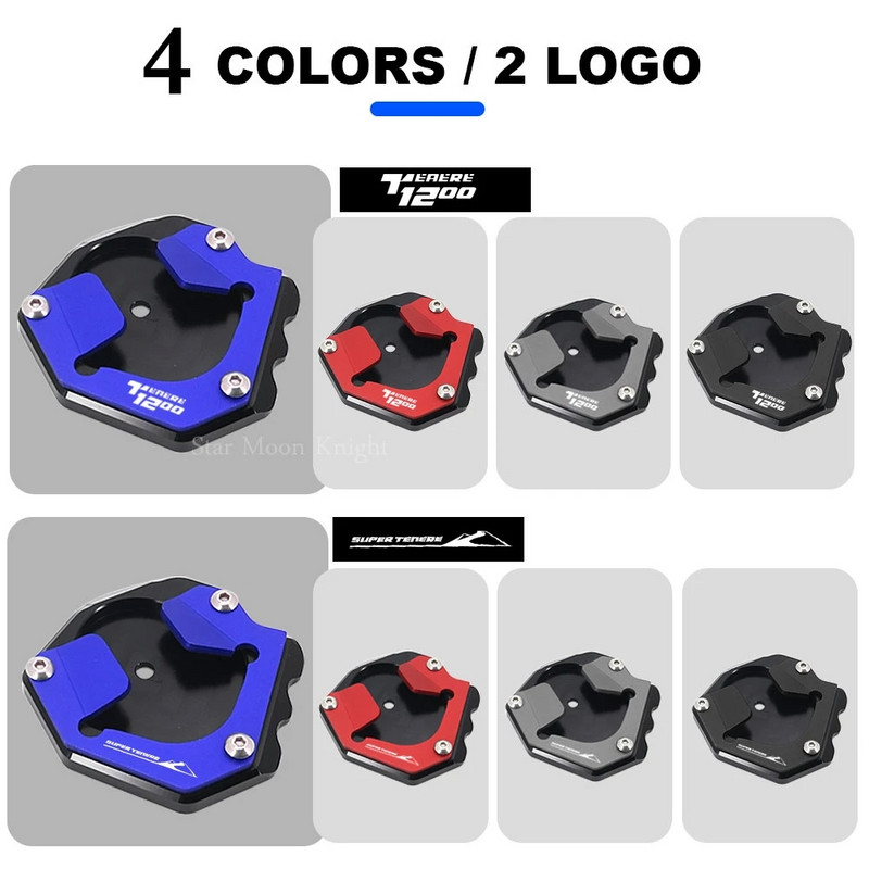 Príslušenstvo k motocyklu Stojan pre Yamaha XT1200Z XT 1200 Z Super Tenere 2014 - 2021 CNC bočný stojan, zväčšenie, predĺženie