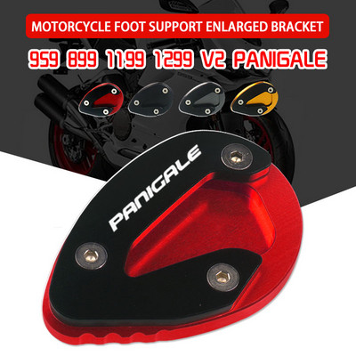 Pre motocykel DUCATI 899 959 1199 1299 V2 Panigale CNC hliníkový stojan, predĺženie bočného stojana, zväčšovacia podložka
