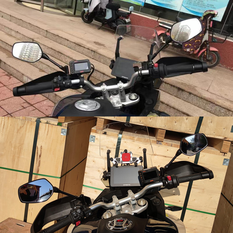 CFMOTO-hoz CF MOTO 800MT MT800 MT 800 MT CF800MT Motorkerékpár-tartozékok HD visszapillantó konvex oldalsó tükör széles látószögű tükrök lencse