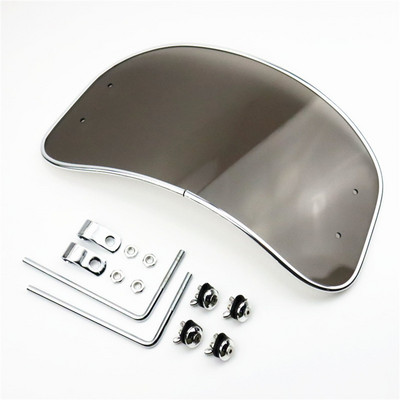 Szélálló univerzális átlátszó elülső PC szélvédő szélvédő motorkerékpárhoz robogó szélterelő védő védőpajzs