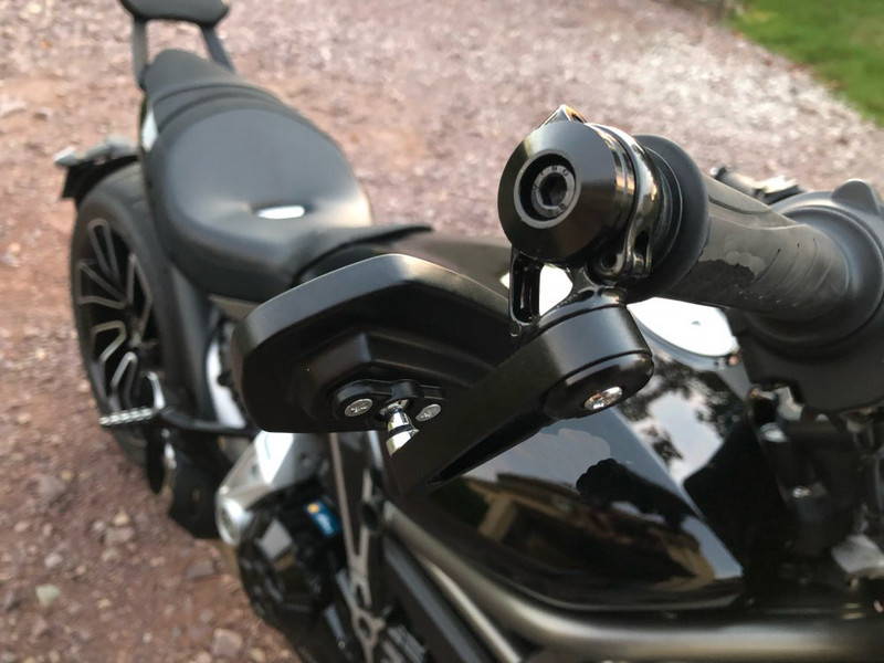 Motociklo galinio vaizdo veidrodėlio priedai Aliuminio lydinio 7/8" 22 mm strypo galo šoninis veidrodėlis, skirtas Kawasaki ZZR600 ZX6R ZX636R Z800 Z900