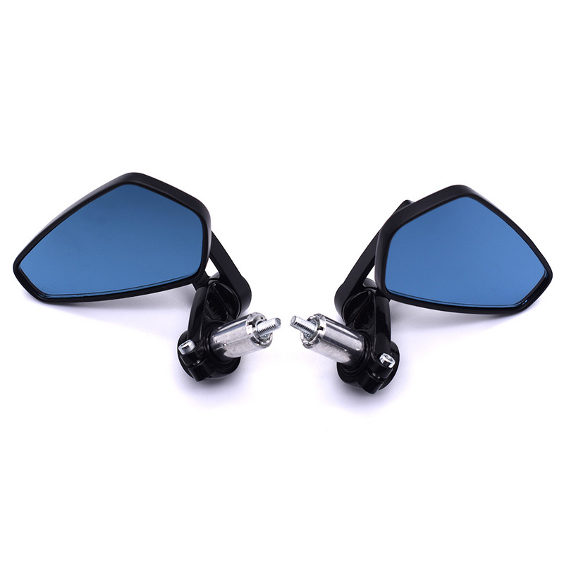 Motociklo galinio vaizdo veidrodėlio priedai Aliuminio lydinio 7/8" 22 mm strypo galo šoninis veidrodėlis, skirtas Kawasaki ZZR600 ZX6R ZX636R Z800 Z900