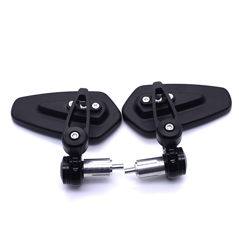 Motociklo galinio vaizdo veidrodėlio priedai Aliuminio lydinio 7/8" 22 mm strypo galo šoninis veidrodėlis, skirtas Kawasaki ZZR600 ZX6R ZX636R Z800 Z900