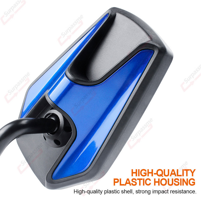 Elektromos robogó visszapillantó tükrök univerzális 7/8 hüvelykes kormányrúd tükrök motorkerékpár oldalsó tükrök kerékpár E-bike ATV Mopedhez