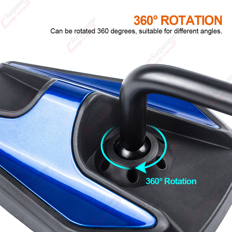 Elektromos robogó visszapillantó tükrök univerzális 7/8 hüvelykes kormányrúd tükrök motorkerékpár oldalsó tükrök kerékpár E-bike ATV Mopedhez