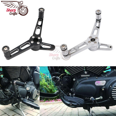 Motocyklové príslušenstvo CNC radiaca páka a kolíky radiacej páky, stúpačky pre Harley Sportster XL883 1200 Forty Eight