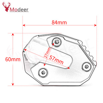 4χρωμη μοτοσυκλέτα kick side pad kickstand plate για honda cb1000r cb 1000r 1000 r cb1000 r 2019 2020 2021 2022 2023